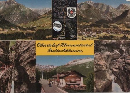 Österreich - Kleinwalsertal - Oberstdorf - Breitachklamm - 1969 Österreich - Kleinwalsertal - Oberstdorf - Breitachklamm - 1969