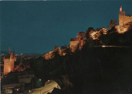 Schweiz - Baden - Schlossruine Stein - ca. 1980 Schweiz - Baden - Schlossruine Stein - ca. 1980
