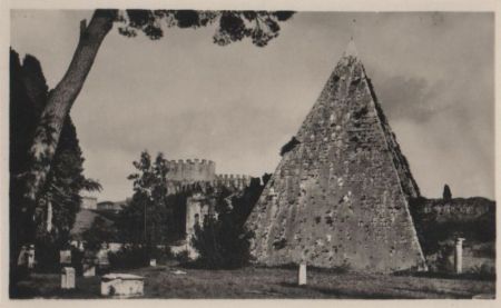Italien - Rom - Roma - La Piramide di Caio Cestio - ca. 1955 Italien - Rom - Roma - La Piramide di Caio Cestio - ca. 1955