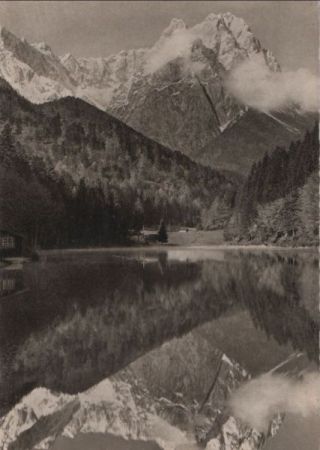 Riessersee - mit Waxenstein - ca. 1955 Riessersee - mit Waxenstein - ca. 1955