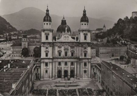 Österreich - Salzburg - Dom mit Gaisberg - ca. 1965 Österreich - Salzburg - Dom mit Gaisberg - ca. 1965