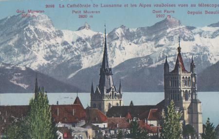 Schweiz - Lausanne - Cathedrale - 1913 Schweiz - Lausanne - Cathedrale - 1913