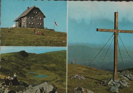 Österreich - Saualpe - mit Wolfsberger Hütte - ca. 1975 Österreich - Saualpe - mit Wolfsberger Hütte - ca. 1975
