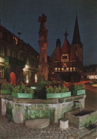 Michelstadt - Rathaus - ca. 1980 Michelstadt - Rathaus - ca. 1980