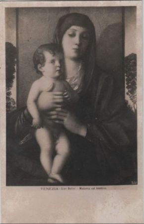 Italien - Venedig - Gian Bellini - Madonna col bambino - ca. 1955 Italien - Venedig - Gian Bellini - Madonna col bambino - ca. 1955
