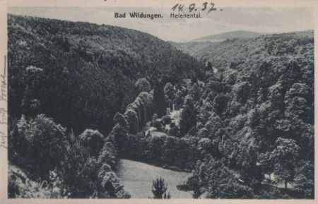 Bad Wildungen - Helenental - 1937 Bad Wildungen - Helenental - 1937