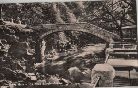 Thale - Die neue Jungfernbrücke - 1966 Thale - Die neue Jungfernbrücke - 1966
