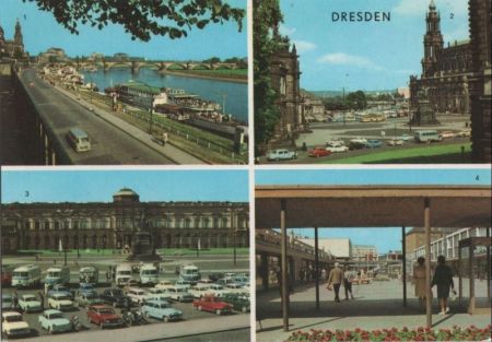 Dresden - u.a. Einkaufszentrum Webergasse - 1977 Dresden - u.a. Einkaufszentrum Webergasse - 1977