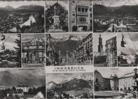 Österreich - Innsbruck - u.a. Schloss Ambras - ca. 1965 Österreich - Innsbruck - u.a. Schloss Ambras - ca. 1965