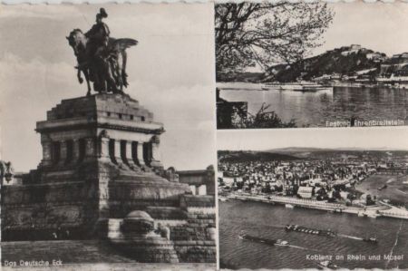 Koblenz - 3 Teilbilder - 1964 Koblenz - 3 Teilbilder - 1964