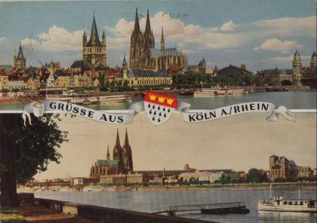 Köln - mit 2 Bildern - 1958 Köln - mit 2 Bildern - 1958