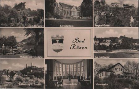 Bad Kösen - u.a. Bergschlößchen - 1958 Bad Kösen - u.a. Bergschlößchen - 1958