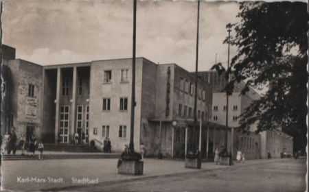 Karl-Marx-Stadt, Chemnitz - Stadtbad - 1959 Karl-Marx-Stadt, Chemnitz - Stadtbad - 1959