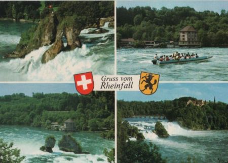 Schweiz - Rheinfall (Wasserfall) - ca. 1985 Schweiz - Rheinfall (Wasserfall) - ca. 1985