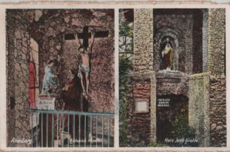 Koblenz-Arenberg - u.a. Herz Jesu Grotte - ca. 1935 Koblenz-Arenberg - u.a. Herz Jesu Grotte - ca. 1935