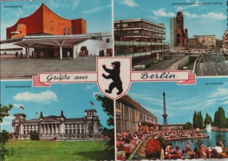 Berlin, Westteil - u.a. Philharmonie - 1972 Berlin, Westteil - u.a. Philharmonie - 1972