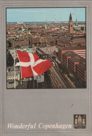 Dänemark - Kopenhagen - Vesterbrogade og Radhuspladsen - 1982 Dänemark - Kopenhagen - Vesterbrogade og Radhuspladsen - 1982