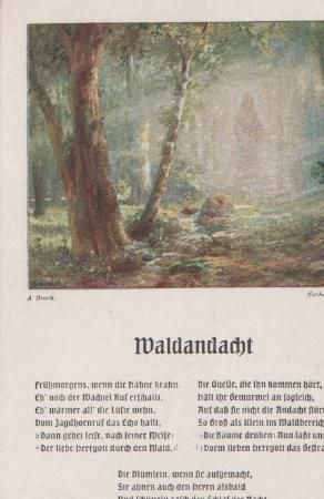 Bunte Reihe - Waldandacht - ca. 1955 Bunte Reihe - Waldandacht - ca. 1955