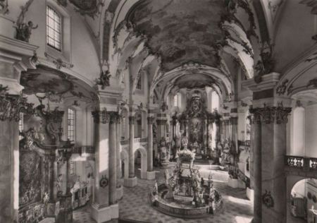 Bad Staffelstein, Vierzehnheiligen - Basilika - ca. 1955 Bad Staffelstein, Vierzehnheiligen - Basilika - ca. 1955