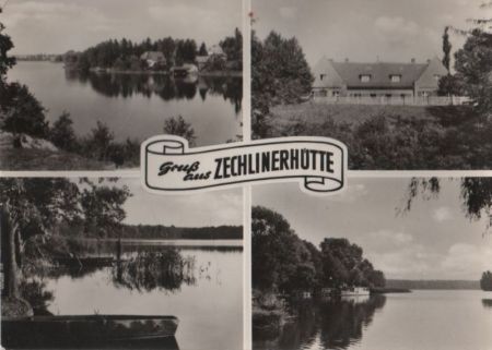 Rheinsberg-Zechlinerhütte - mit 4 Bildern - ca. 1970 Rheinsberg-Zechlinerhütte - mit 4 Bildern - ca. 1970