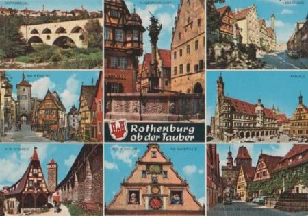Rothenburg u.a. Herrengasse - ca. 1975 Rothenburg u.a. Herrengasse - ca. 1975