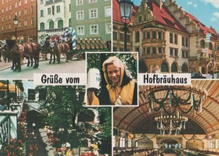 Grüße vom Hofbräuhaus in München - ca. 1985 Grüße vom Hofbräuhaus in München - ca. 1985
