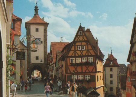 Rothenburg Tauber - Plönlein - 1992 Rothenburg Tauber - Plönlein - 1992