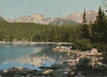Slowakei - Vysoke Tatry - Hohe Tatra - Landschaftsbild - 1969 Slowakei - Vysoke Tatry - Hohe Tatra - Landschaftsbild - 1969