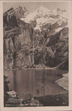 Schweiz - Oeschinensee - 1915 Schweiz - Oeschinensee - 1915