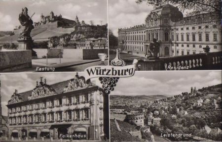 Würzburg - u.a. Leistengrund - ca. 1955 Würzburg - u.a. Leistengrund - ca. 1955