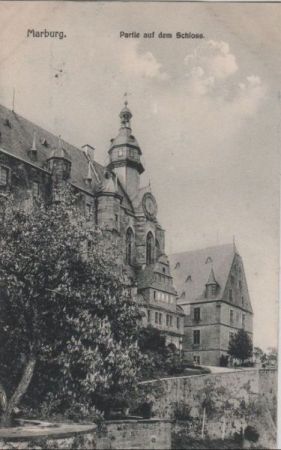 Marburg - Partie auf dem Schloss - ca. 1930 Marburg - Partie auf dem Schloss - ca. 1930