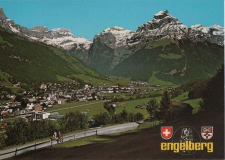 Schweiz - Engelberg - Blick gegen Hahnen - 1988 Schweiz - Engelberg - Blick gegen Hahnen - 1988