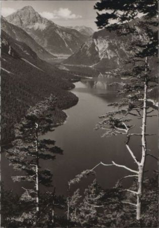 Österreich - Plansee - mit Heiterwangersee - ca. 1960 Österreich - Plansee - mit Heiterwangersee - ca. 1960
