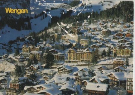 Schweiz - Wengen - Wintersportplatz - 1986 Schweiz - Wengen - Wintersportplatz - 1986