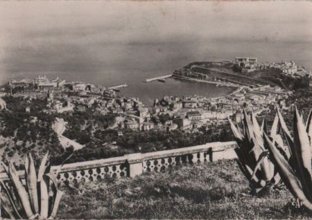 Monaco - Monaco - Vue prise de la Turbie - 1950 Monaco - Monaco - Vue prise de la Turbie - 1950