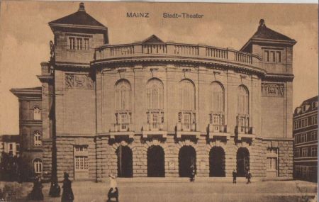 Mainz - Stadt-Theater - ca. 1935 Mainz - Stadt-Theater - ca. 1935