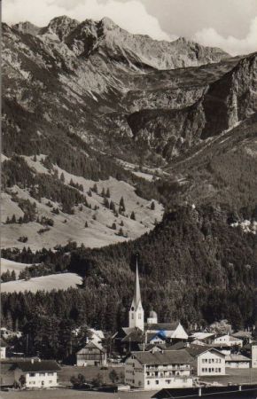 Fischen im Allgäu - am Fuße des Neblhorns - 1963 Fischen im Allgäu - am Fuße des Neblhorns - 1963
