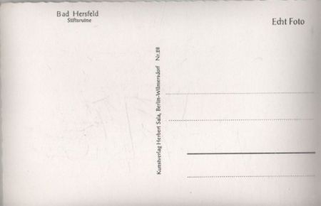 Bad Hersfeld - Stiftsruine