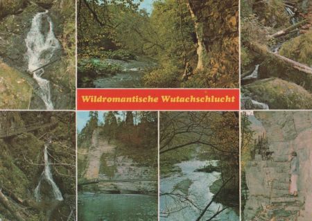 Wutach - Schlucht - ca. 1985 Wutach - Schlucht - ca. 1985