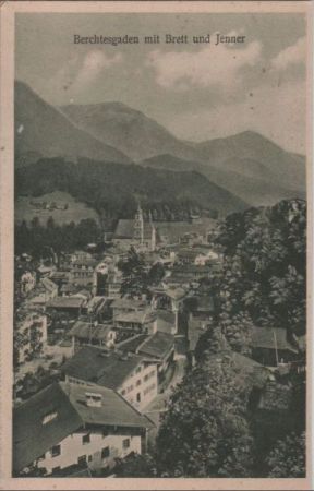 Berchtesgaden - mit Brett und Jenner - ca. 1950 Berchtesgaden - mit Brett und Jenner - ca. 1950