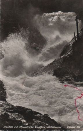Isar - Isarfall a.d. Alpenstraße - 1955 Isar - Isarfall a.d. Alpenstraße - 1955