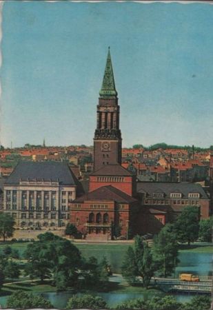 Kiel - Kleiner Kiel und Rathaus - ca. 1970 Kiel - Kleiner Kiel und Rathaus - ca. 1970