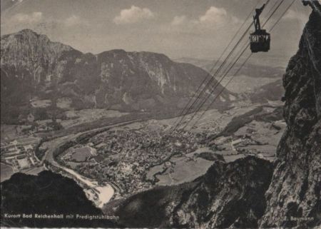 Bad Reichenhall - mit Predigtstuhlbahn - 1957 Bad Reichenhall - mit Predigtstuhlbahn - 1957
