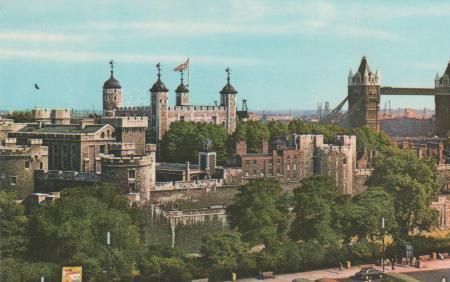 Großbritannien - London - Tower und Tower Bridge - ca. 1965 Großbritannien - London - Tower und Tower Bridge - ca. 1965
