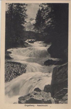 Schweiz - Engelberg - Aaschlucht - ca. 1950 Schweiz - Engelberg - Aaschlucht - ca. 1950