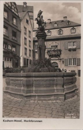 Kochem - Cochem - Marktbrunnen - ca. 1960 Kochem - Cochem - Marktbrunnen - ca. 1960