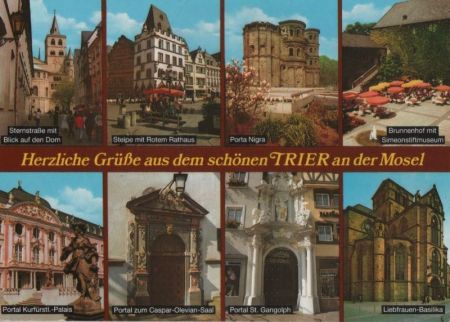 Trier - u.a. Portal Kurfürstl.-Palais - 1994 Trier - u.a. Portal Kurfürstl.-Palais - 1994