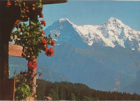 Schweiz - Berner Oberland - Eiger und Mönch - ca. 1980 Schweiz - Berner Oberland - Eiger und Mönch - ca. 1980