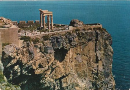 Griechenland - Rhodos - Akropolis von Lindos - 1972 Griechenland - Rhodos - Akropolis von Lindos - 1972