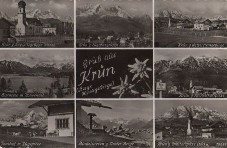 Krün - u.a. Buckelwiesen - ca. 1960 Krün - u.a. Buckelwiesen - ca. 1960